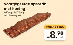 Bon Ap Voorgegaarde sparerib met honing aanbieding