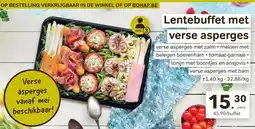 Bon Ap Lentebuffet met verse asperges aanbieding