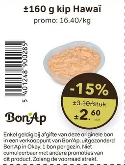 Bon Ap kip Hawaï aanbieding