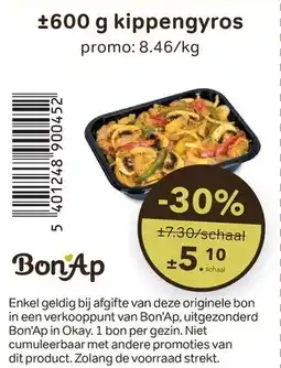 Bon Ap Kippengyros aanbieding