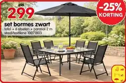 Yess Set bormes zwart aanbieding