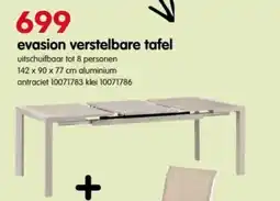 Yess Evasion verstelbare tafel aanbieding
