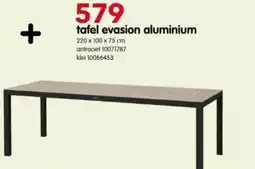 Yess Tafel evasion aluminium aanbieding