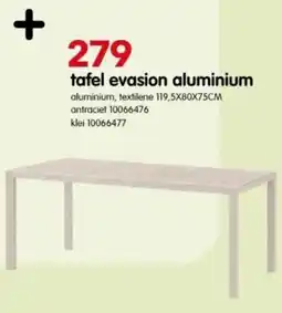 Yess Tafel evasion aluminium aanbieding