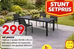Yess Set piazza aanbieding