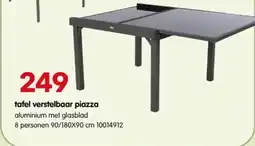 Yess Tafel verstelbaar piazza aanbieding