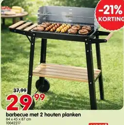 Yess Barbecue met 2 houten planken aanbieding
