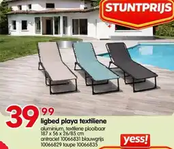 Yess ligbed playa textiliene aanbieding