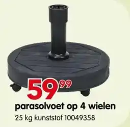 Yess Parasolvoet op 4 wielen aanbieding