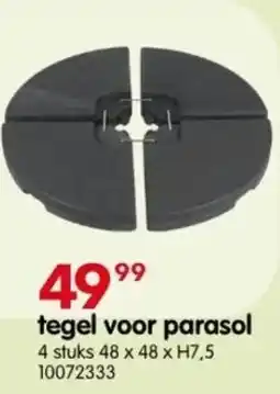 Yess Tegel voor parasol aanbieding