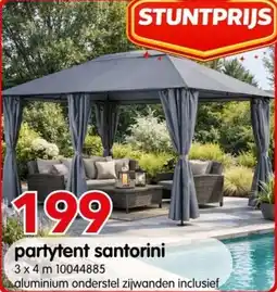 Yess Partytent santorini aanbieding