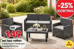Yess Set iseo rattan aanbieding