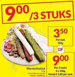 Intermarché Worstenfestival aanbieding