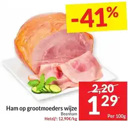 Intermarché Ham op grootmoeders wijze aanbieding