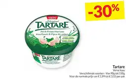 Intermarché Tartare Verse kaas aanbieding