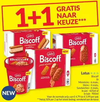 Intermarché Lotus Biscoff aanbieding