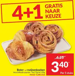 Intermarché Boter of rozijnenkoeken aanbieding