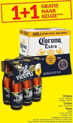 Intermarché Victoria, Corona of Kwak aanbieding