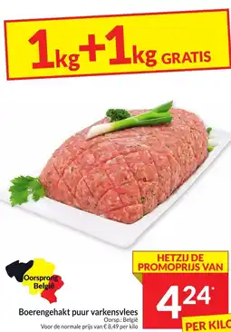 Intermarché Boerengehakt puur varkensvlees aanbieding