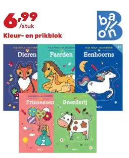 Happyland Kleur- en prikblok aanbieding