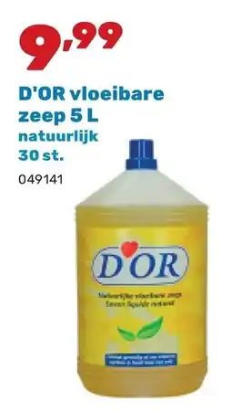 Happyland D'OR vloeibare zeep 5 L natuurlijk 30 st. aanbieding