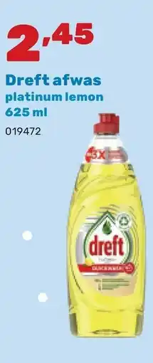 Happyland Dreft afwas platinum lemon aanbieding