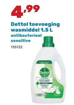 Happyland Dettol toevoeging wasmiddel 1.5 L aanbieding