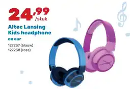 Happyland Altec Lansing Kids headphone aanbieding