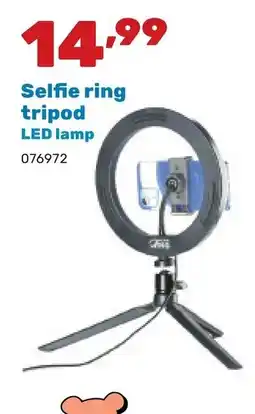 Happyland Selfie ring tripod LED lamp aanbieding