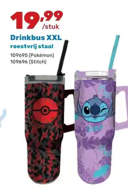 Happyland Drinkbus XXL roestvrij staal aanbieding