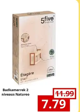 NH Market Badkamerrek 2 niveaus Natureo aanbieding