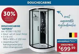 Zelfbouwmarkt DOUCHECABINE ASTERIX aanbieding