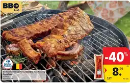 Carrefour Gemarineerde varkensribbetjes met honing Carrefour aanbieding