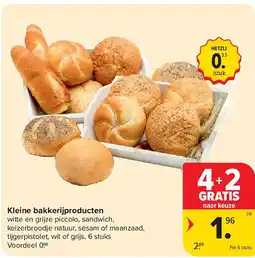 Carrefour Kleine bakkerijproducten aanbieding