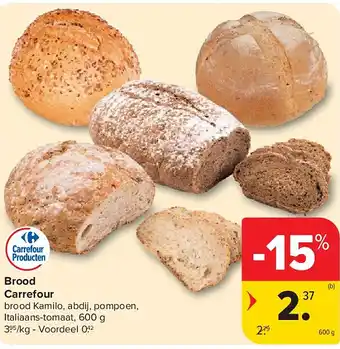 Carrefour Brood Carrefour aanbieding