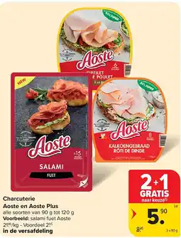 Carrefour Charcuterie Aoste en Aoste Plus aanbieding
