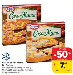Carrefour Pizza Casa di Mama Dr. Oetker aanbieding