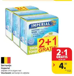 Carrefour Set tonijn Imperial aanbieding