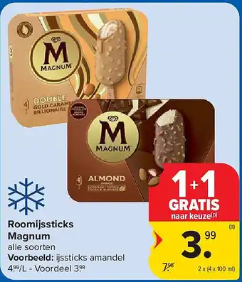 Roomijssticks Magnum