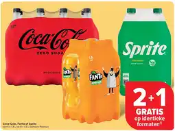 Carrefour Coca-Cola, Fanta of Sprite aanbieding