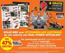 Hubo op een selectie van DUAL POWER ARTIKELEN aanbieding