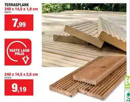 Hubo TERRASPLANK 240 x 14,5 x 1,9 cm aanbieding