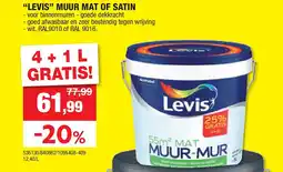 Hubo “LEVIS” MUUR MAT OF SATIN aanbieding