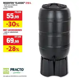 Hubo REGENTON “CLASSIC” 210 L aanbieding