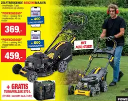 Hubo ZELFTREKKENDE BENZINEMAAIER aanbieding