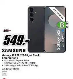 MediaMarkt Samsung aanbieding