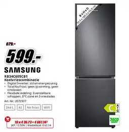MediaMarkt Samsung RB34C605CB1 Koelvriescombinatie aanbieding