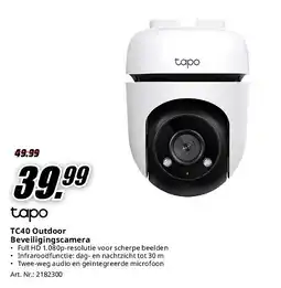 MediaMarkt tapo TC40 Outdoor Beveiligingscamera aanbieding