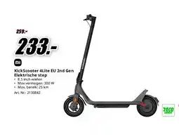 MediaMarkt Mi KickScooter 4Lite EU 2nd Gen Elektrische step aanbieding