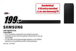 MediaMarkt Samsung HW-B650F/XN Soundbar aanbieding
